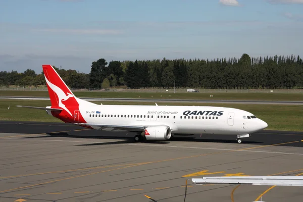 Boing 737, qantas — Stockfoto