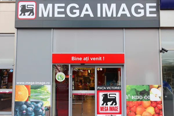 Mega obrázek supermarketu — Stock fotografie