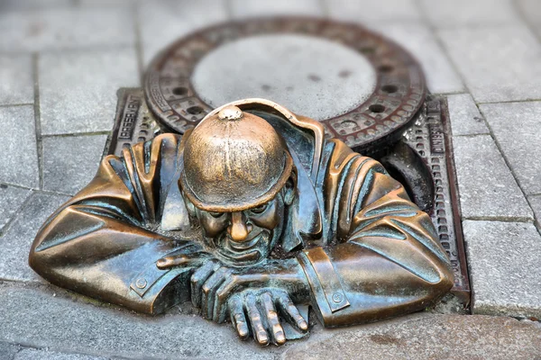 Bratislava-Statue — Stockfoto