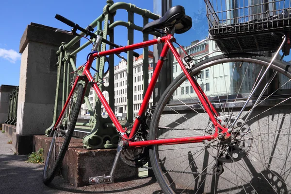 Ciudad bicicleta — Foto de Stock