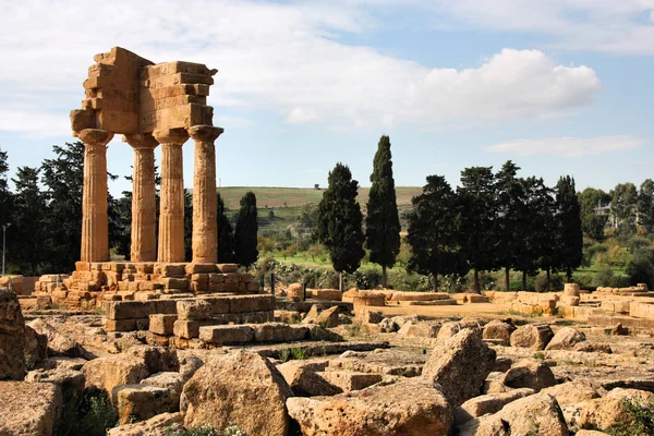 Agrigento - Yunan Harabeleri — Stok fotoğraf