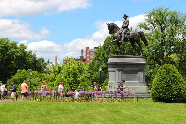 Jardín público de Boston — Foto de Stock