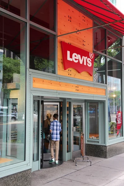 Levi's shop — Stock Photo, Image