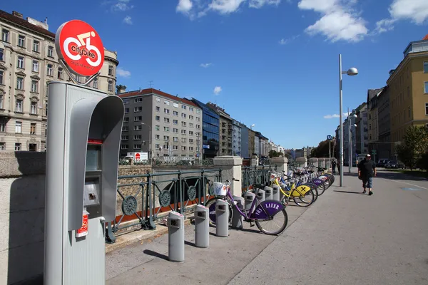 Viena - bicicletas da cidade — Fotografia de Stock