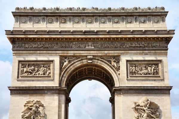 Παρίσι - Θριαμβική Αψίδα — Φωτογραφία Αρχείου