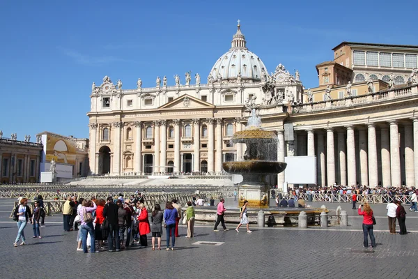 Piața Sfântul Petru, Vatican — Fotografie, imagine de stoc