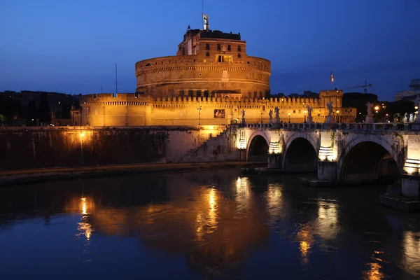 Rzym w nocy — Zdjęcie stockowe