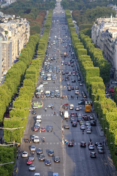 Paris traffic — Stock Photo, Image