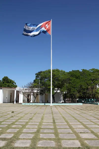 Küba Cumhuriyeti bayrağı — Stok fotoğraf