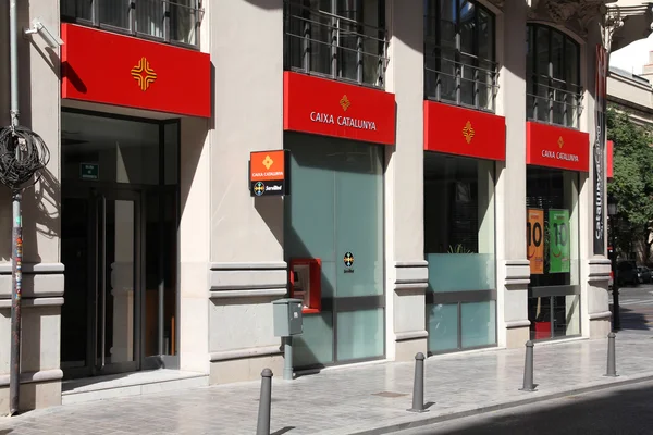 Bank branch in Spain — Stock Photo, Image