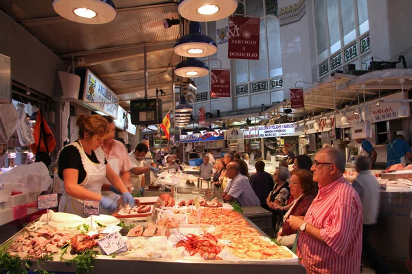 Valencia marknaden — Stockfoto