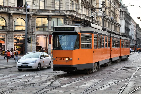 Mediolanu tramwajem — Zdjęcie stockowe