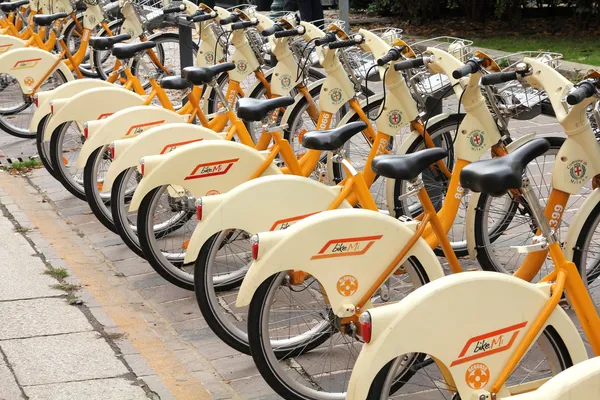 Bike sharing — Foto Stock