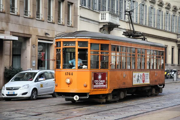 Milan tram — Stock Photo, Image