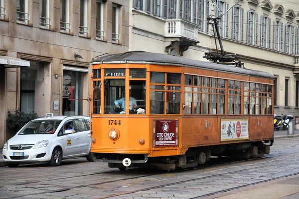 Mailänder Straßenbahn — Stockfoto