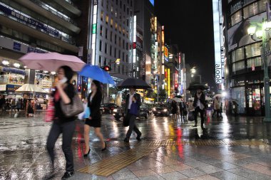 Tokyo yağmur