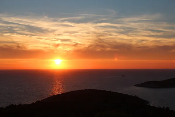 Sunset in Croatia — Stock Photo, Image