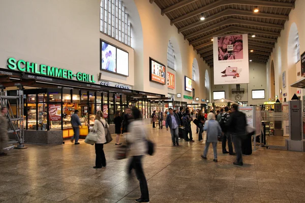 Σιδηροδρομικό σταθμό της Στουτγάρδης — Φωτογραφία Αρχείου