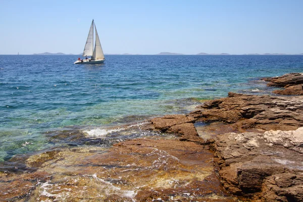 Segeln in Kroatien — Stockfoto