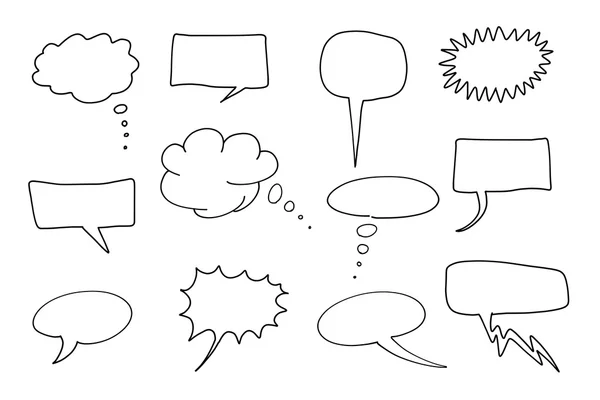 Speech balloons — Stock Vector