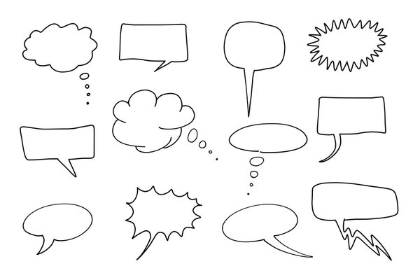 Speech balloons