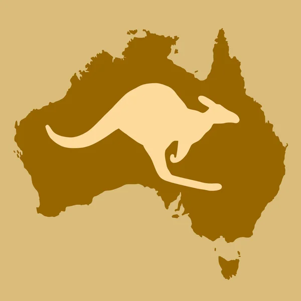 Австралийский кенгуру — стоковый вектор