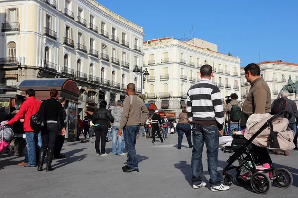 Puerta del Sol, Madrid — Fotografia de Stock