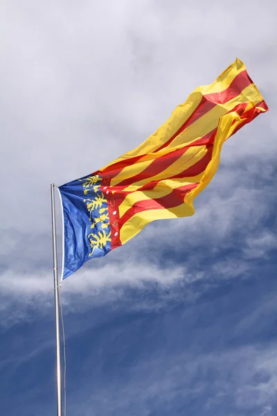 Communidad valenciana vlajka — Stock fotografie