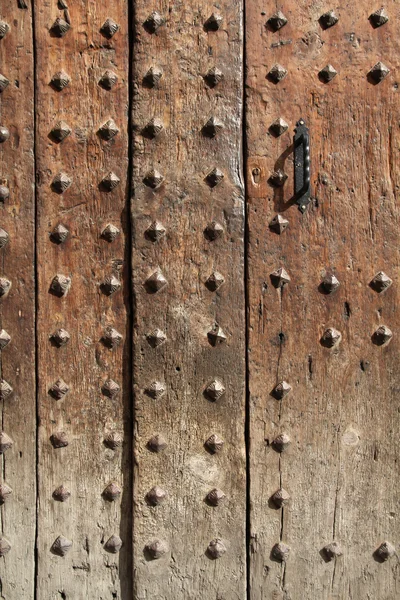 Porta de madeira fundo — Fotografia de Stock