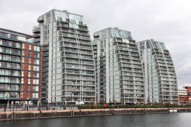 Salford quays modern mimari.