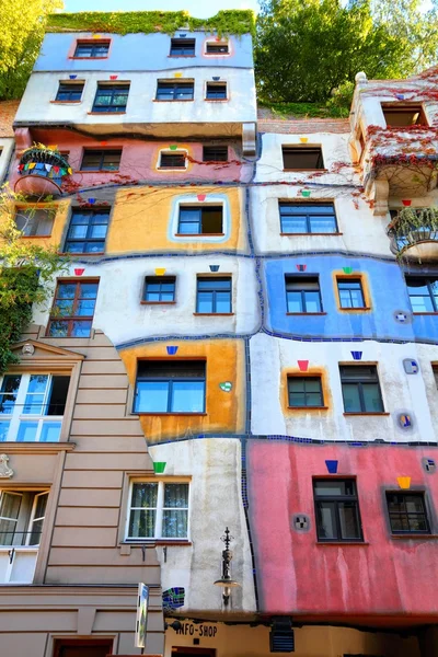 Viena - Hundertwasser Haus — Foto de Stock