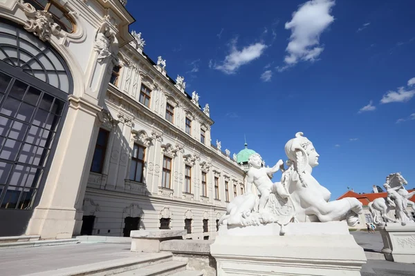 Belvedere palace-byggnaden — Stockfoto