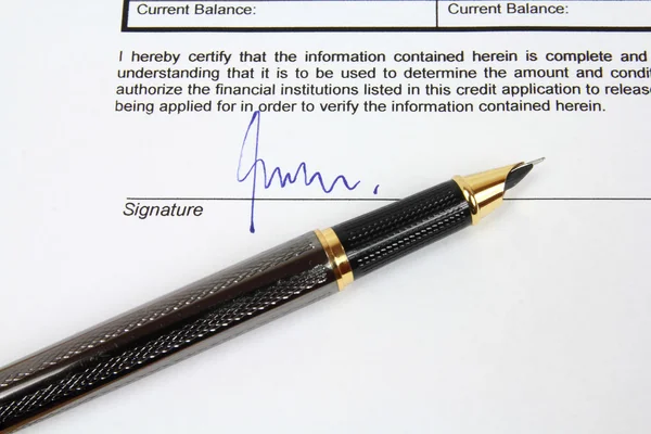 Signature — Stock Photo, Image