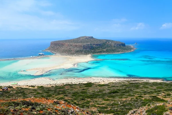 Balos Lagune, Beton — Stockfoto