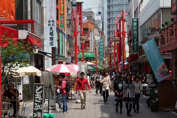 Čínská čtvrť v kobe, Japonsko — Stock fotografie