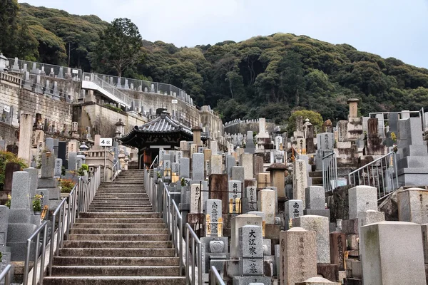 Kyoto - Japanese cemetery — Stock Photo, Image