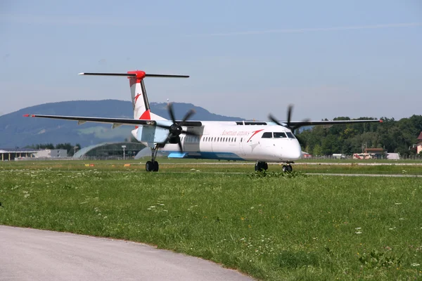 Turboprop uçak — Stok fotoğraf