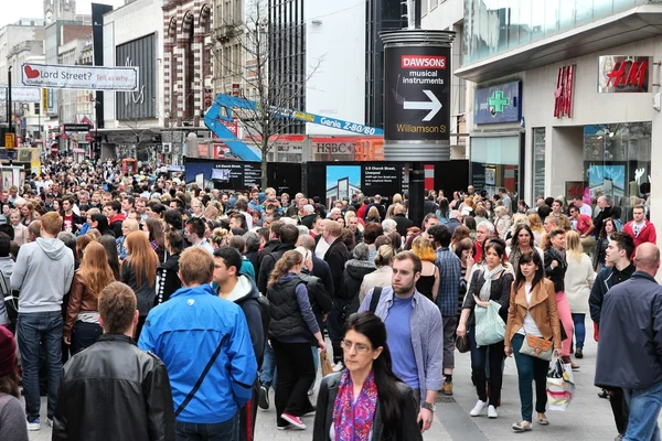 Liverpool shopping — Stockfoto