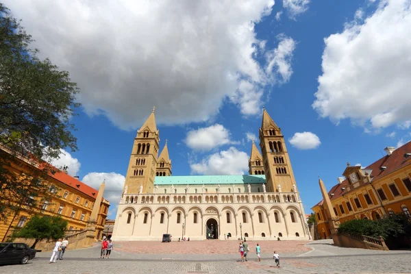 Pecs cathedral — Stock Photo, Image