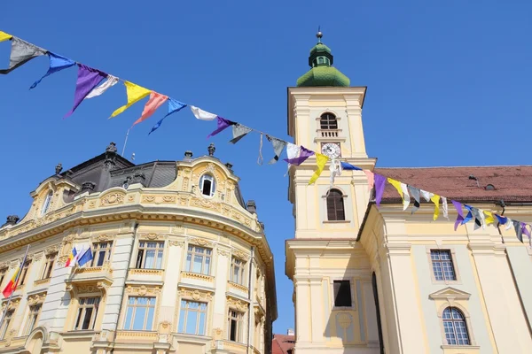 Sibiu, Rumunsko — Stock fotografie