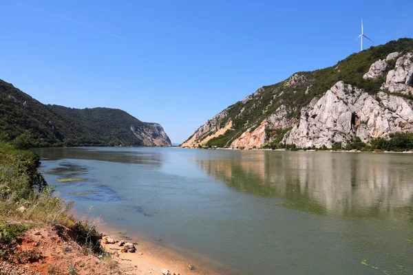 多瑙河在塞尔维亚 — 图库照片