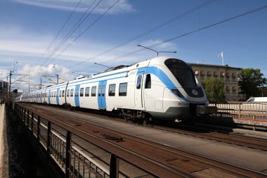 İsveç'te tren