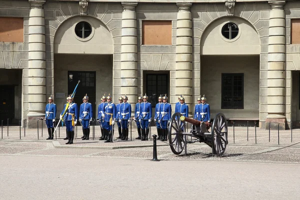 Guarda Real em Estocolmo — Fotografia de Stock
