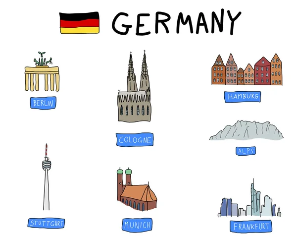 Alemania — Vector de stock