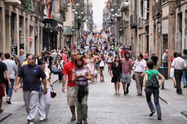 Şehir hayatı Barcelona