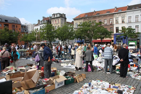 Mercado de pulgas de Bruselas — Foto de Stock