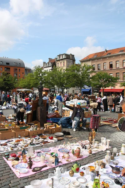 Mercado callejero — Foto de Stock