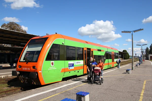 Arriva train in Poland — Stock Photo, Image