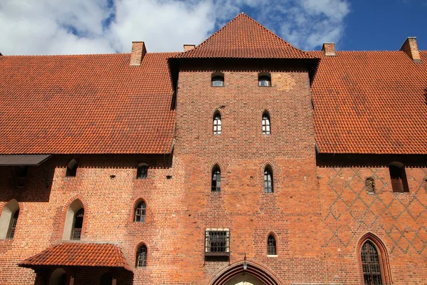 Malbork Ortaçağ Kalesi — Stok fotoğraf