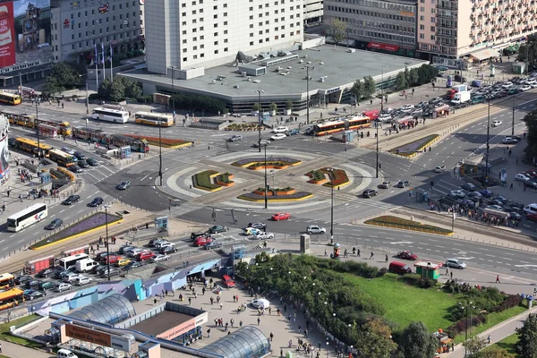 Warschau verkeer — Stockfoto